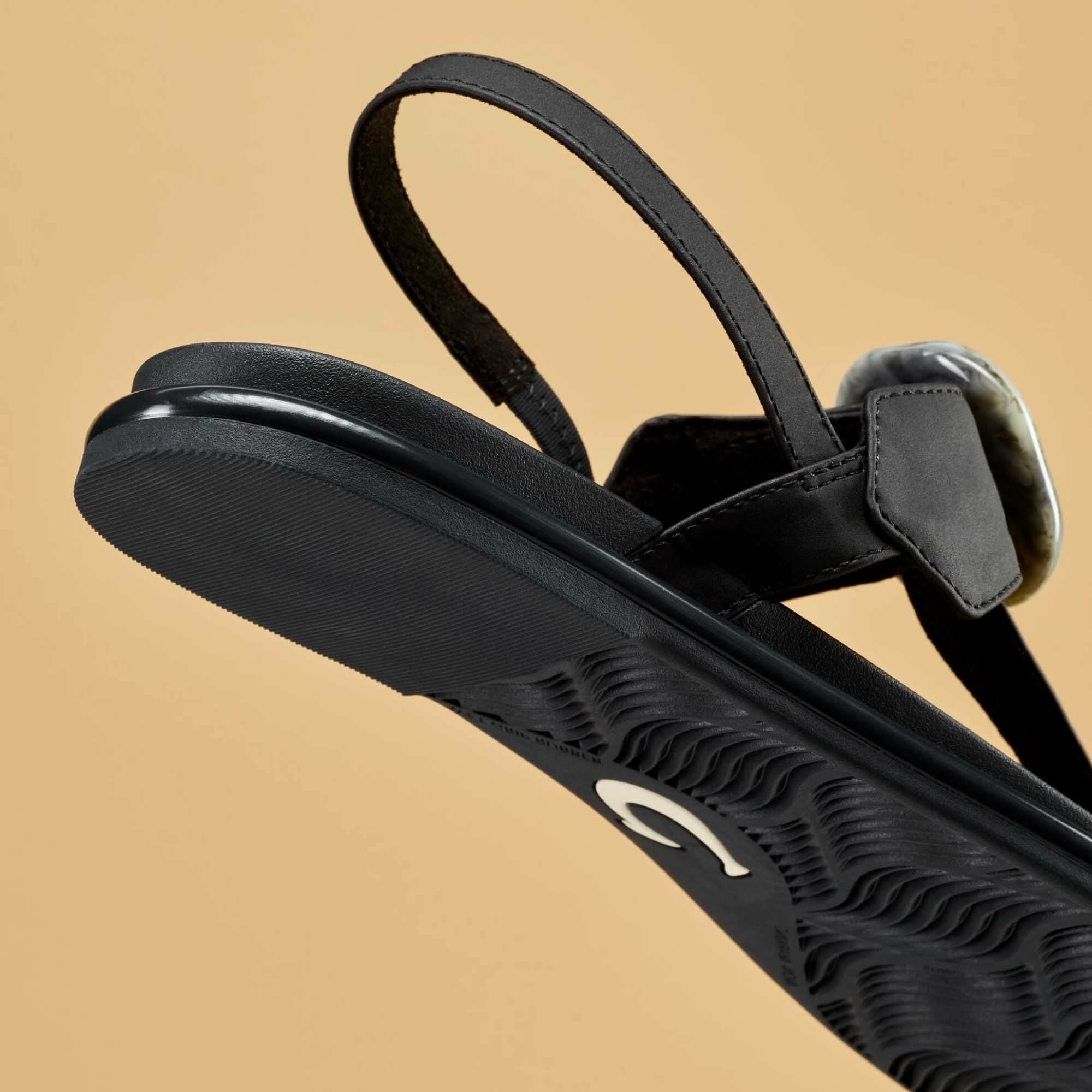 La‘i T-Bar Strappy Sandals - Lava Rock