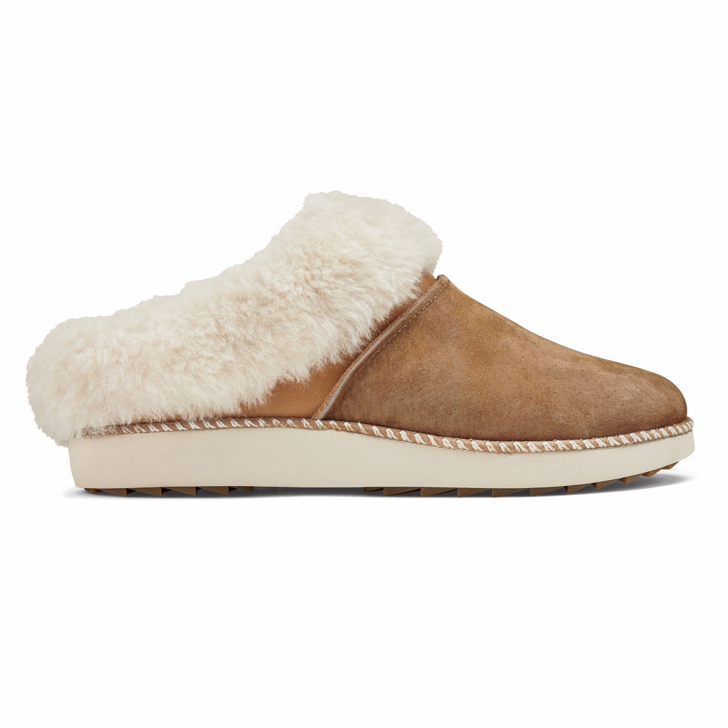 Ku‘i Women‘s Slip-On Slippers - Tan / Bone