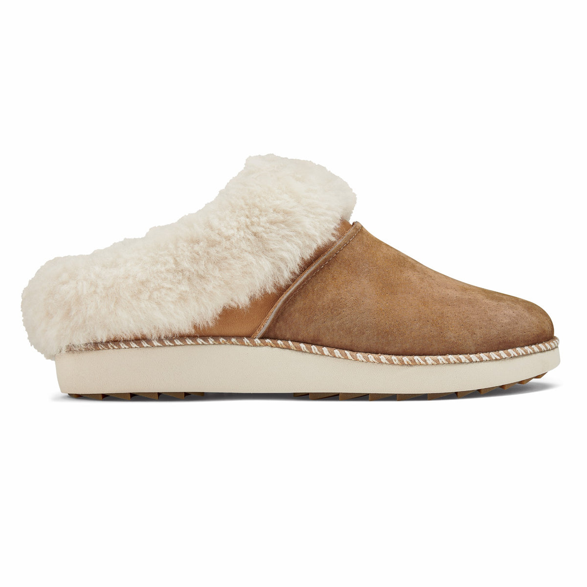 Ku‘i Women‘s Slip-On Slippers - Tan / Bone