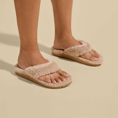 Kīpe'a Heu Women‘s Flip Flop Slippers - Tan