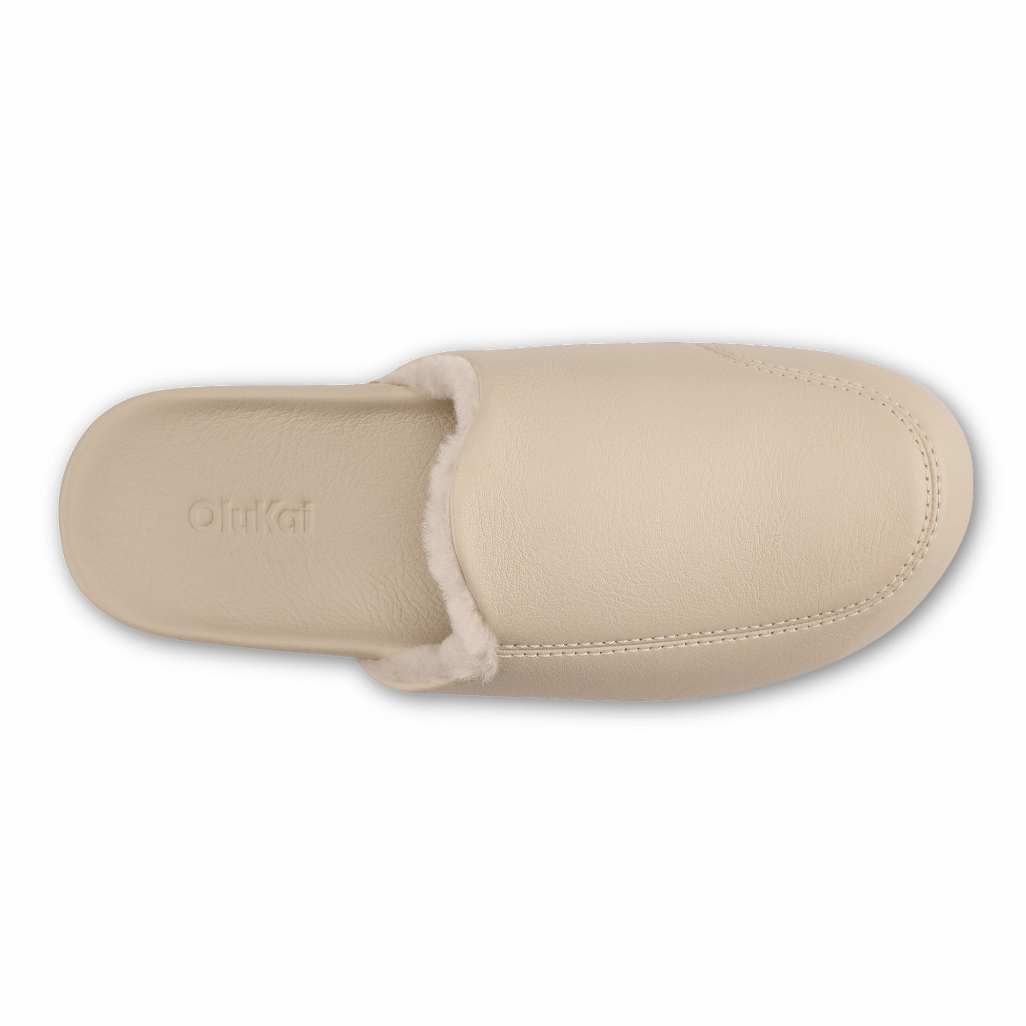 Kōnea Leather Slipper Mules - Bone
