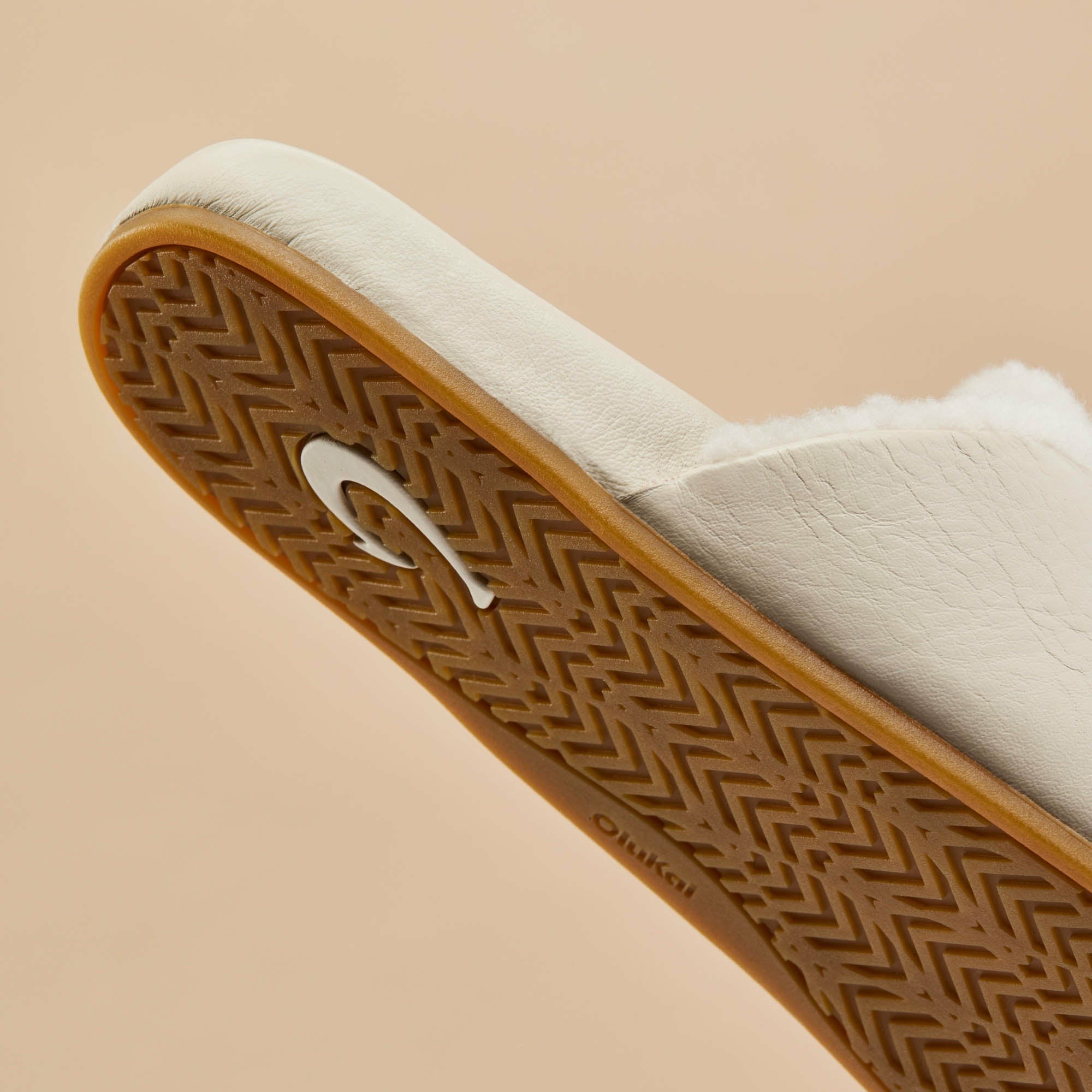 Kōnea Leather Slipper Mules - Bone