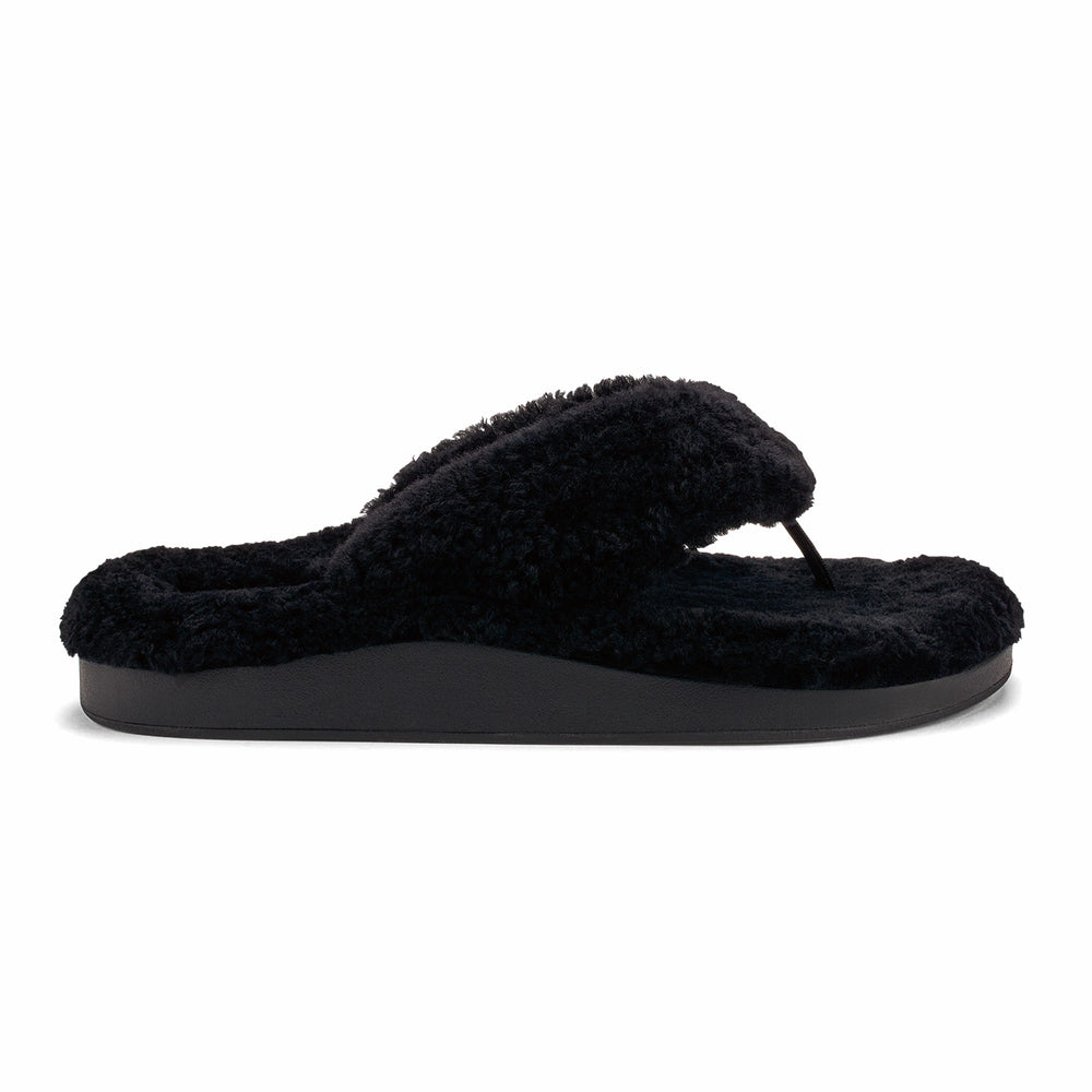 Kīpe'a Heu Women‘s Flip Flop Slippers - Black