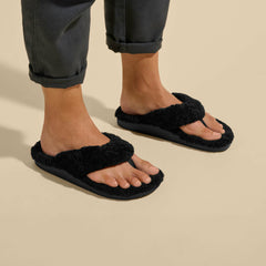 Kīpe'a Heu Women‘s Flip Flop Slippers - Black