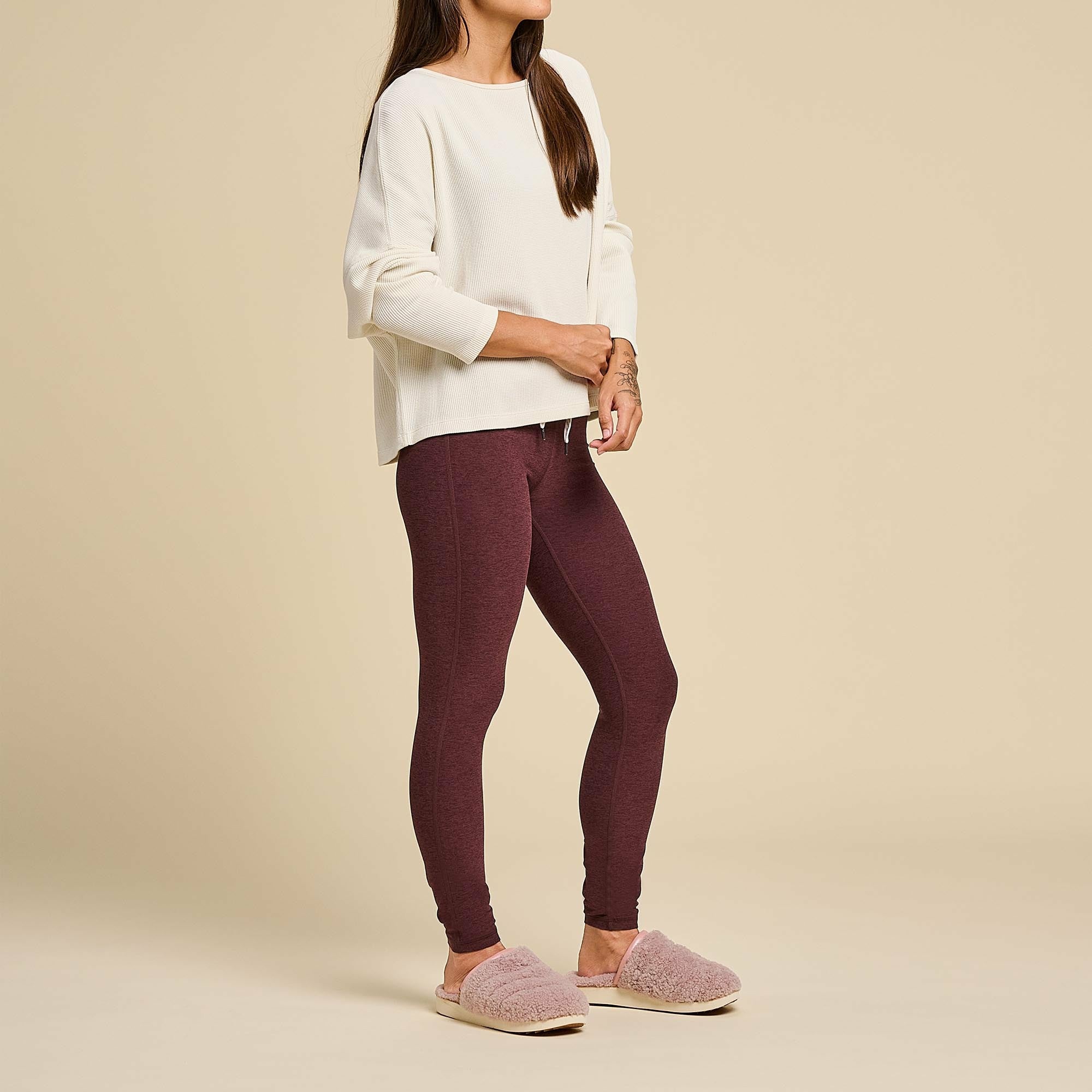 Pūpū Mua Shearling Mule Slipper - Pink Sea Salt