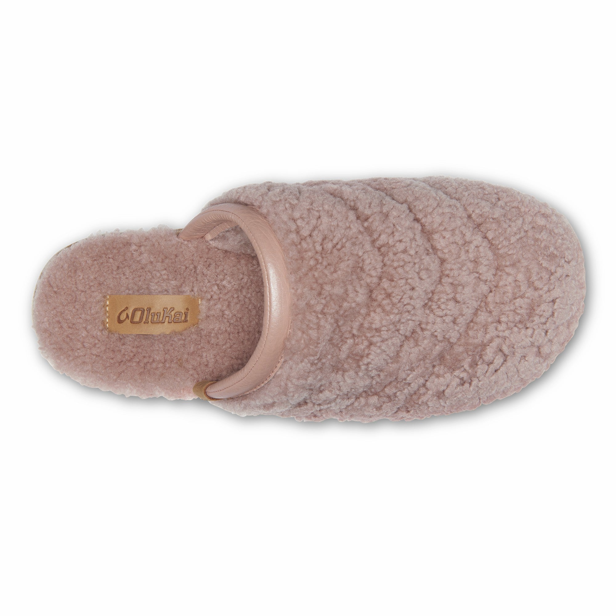 Pūpū Mua Shearling Mule Slipper - Pink Sea Salt