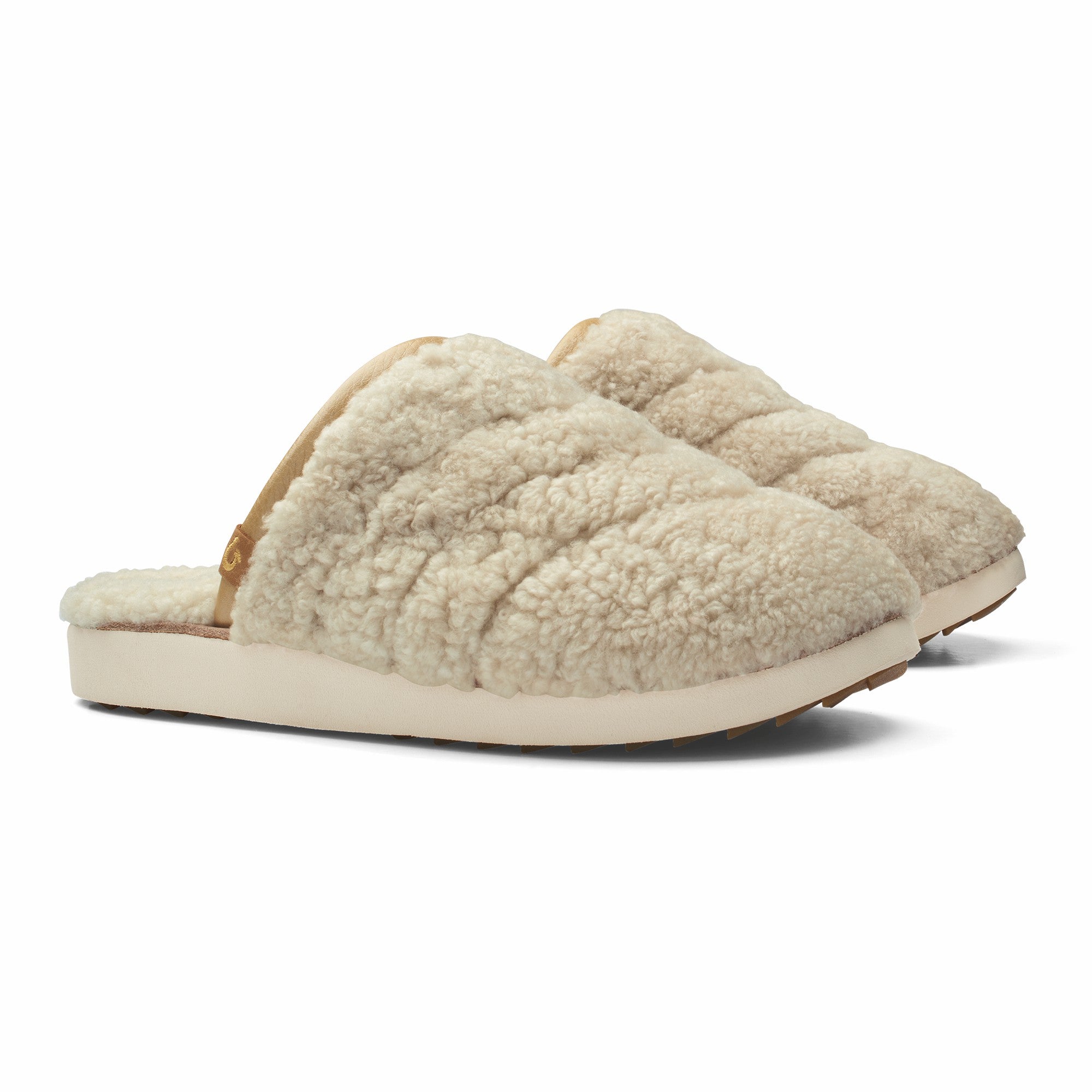 Pūpū Mua Shearling Mule Slipper - Tapa
