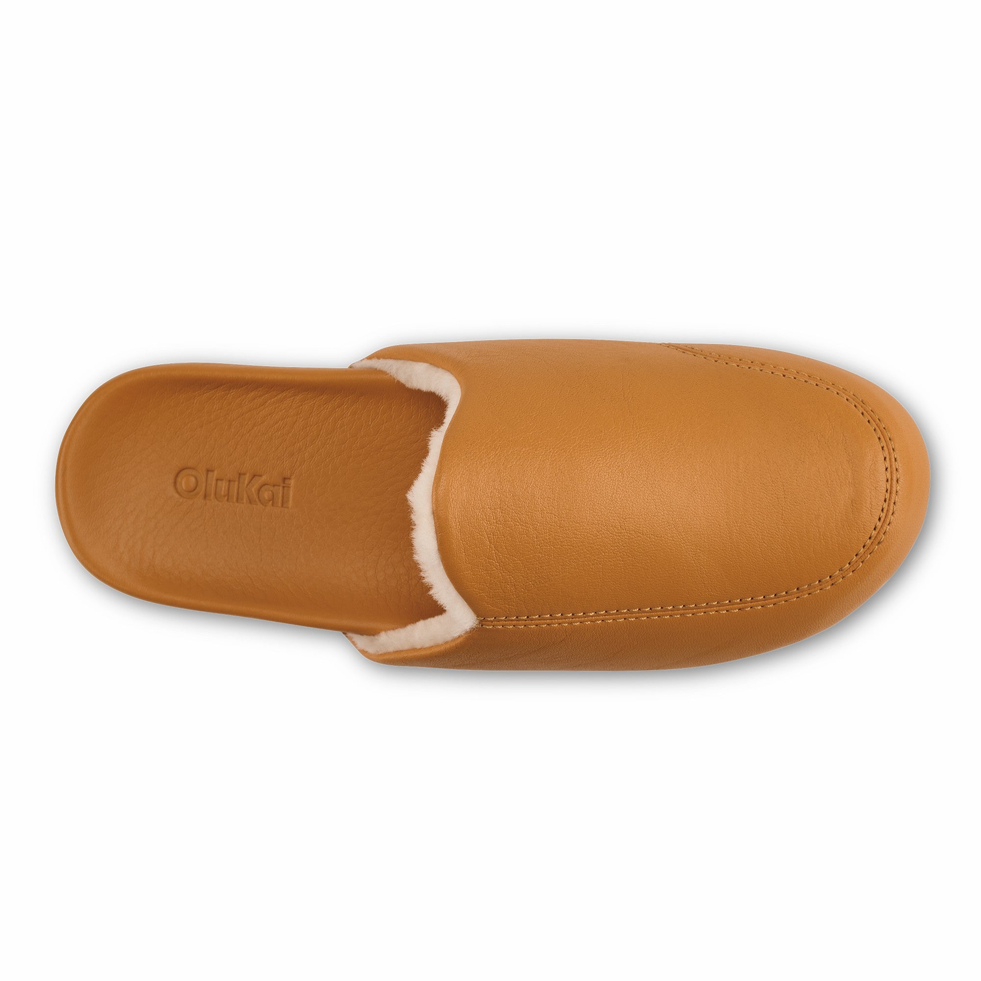 Kōnea Leather Slipper Mules - Saddle