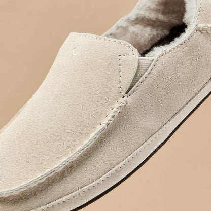 Nohea Women's Leather Slippers - Bone