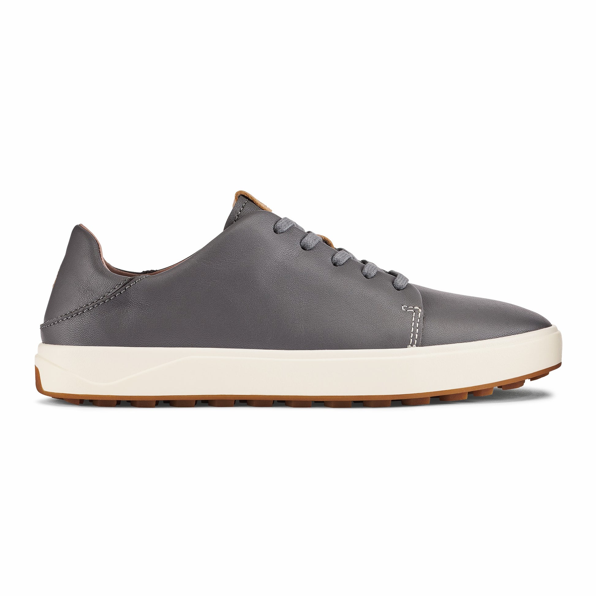 Wailea Waterproof Leather Golf Shoes - Stone