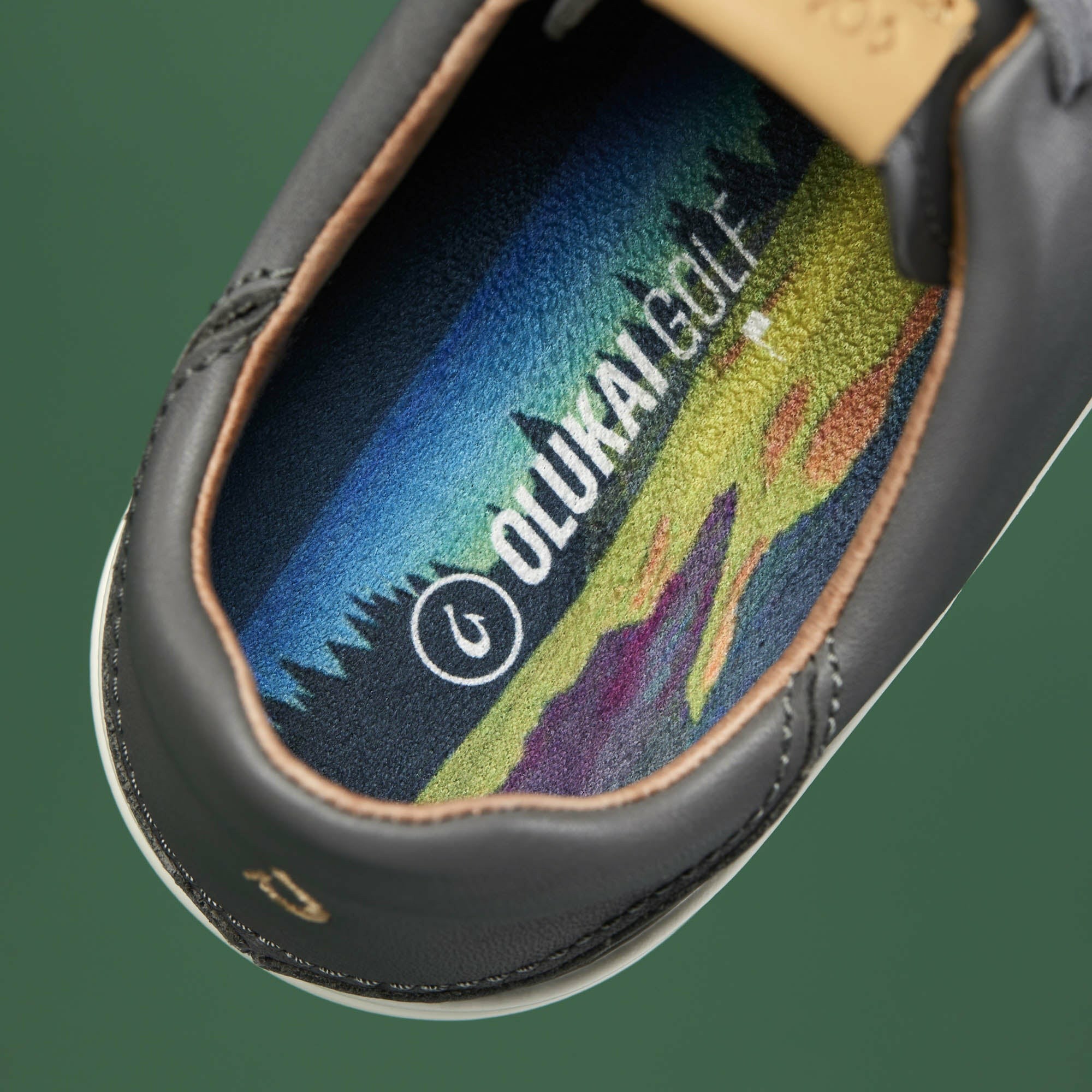 Wailea Waterproof Leather Golf Shoes - Stone